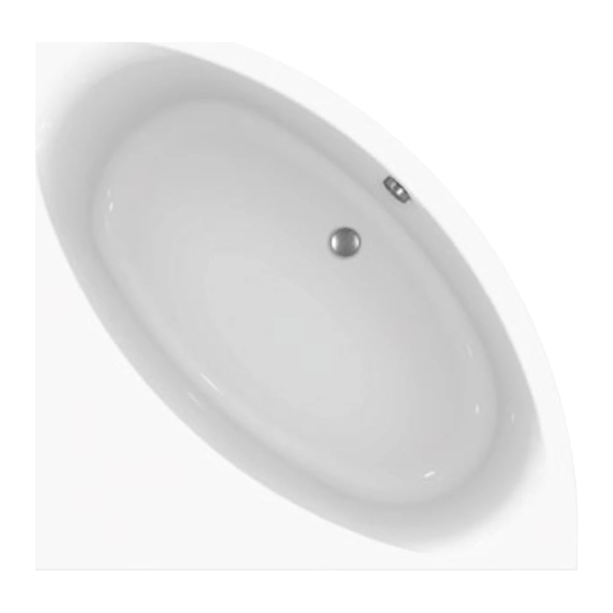 ALVA Una Duo Eck-Badewanne aus Sanitäracryl mit Ecke