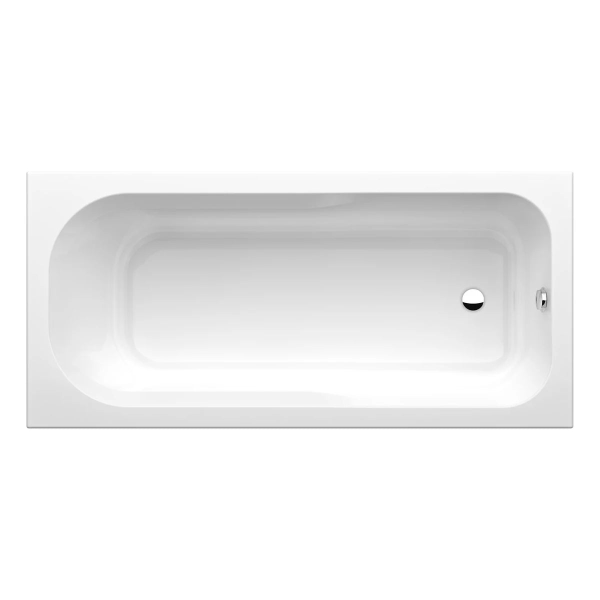 ALVA Una Raumspar-Badewanne aus Sanitäracryl