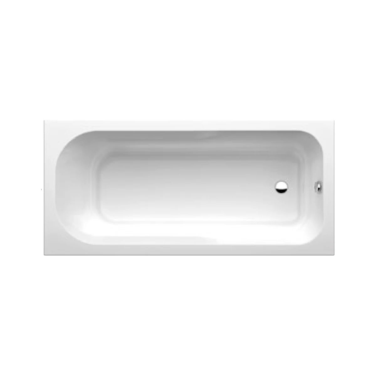 ALVA Una Rechteck-Badewanne aus Sanitäracryl