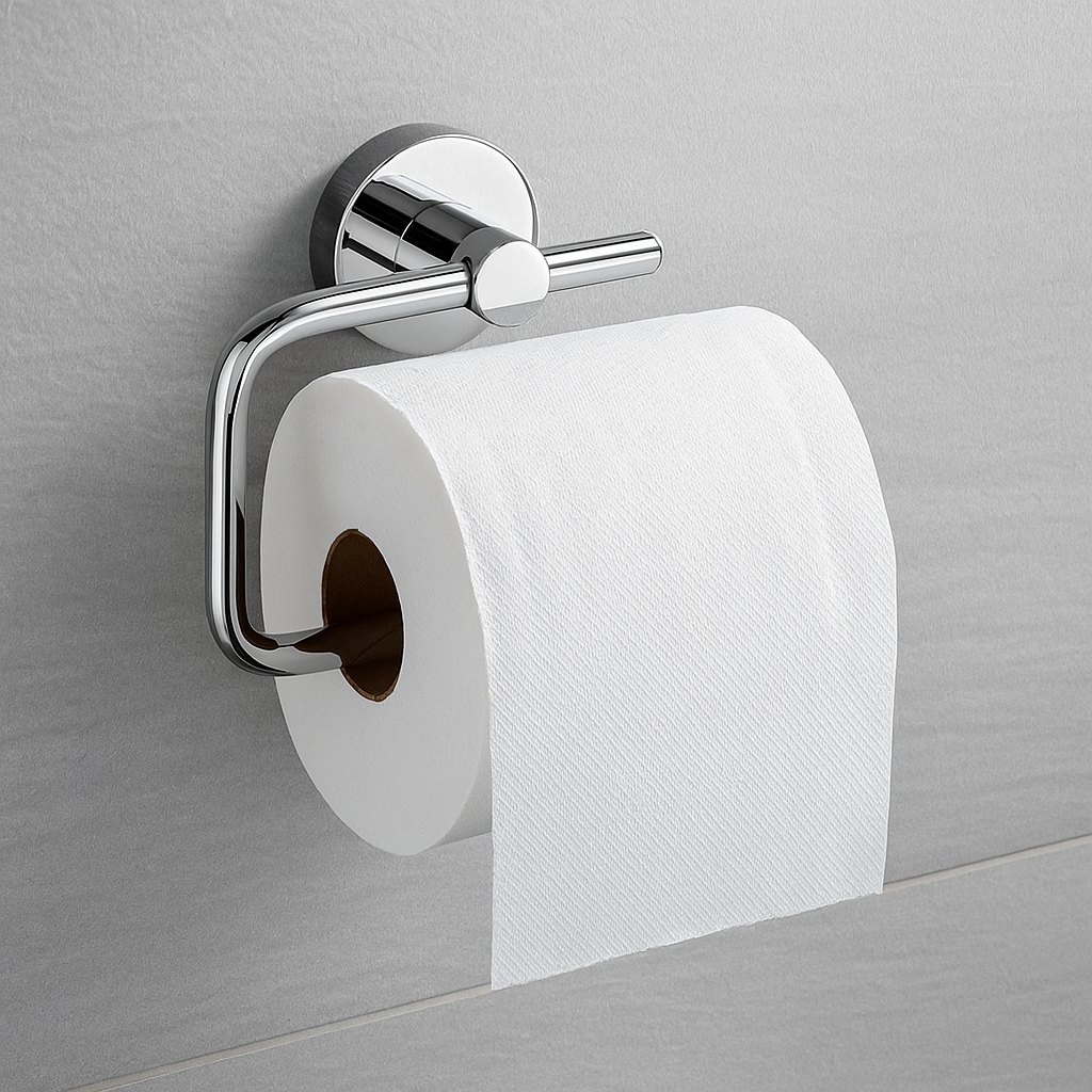 ALVA Una Toilettenpapierhalter mit Bügel zur Wandmontage