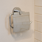 ALVA Una Toilettenpapierhalter mit Bügel und Deckel