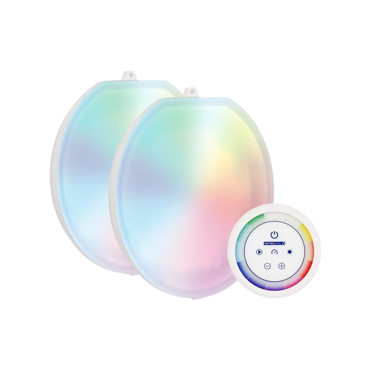 Astral Pool 2x LumiPLus Flexi Plug & Play Leuchtmittel 1 Fernbedienung