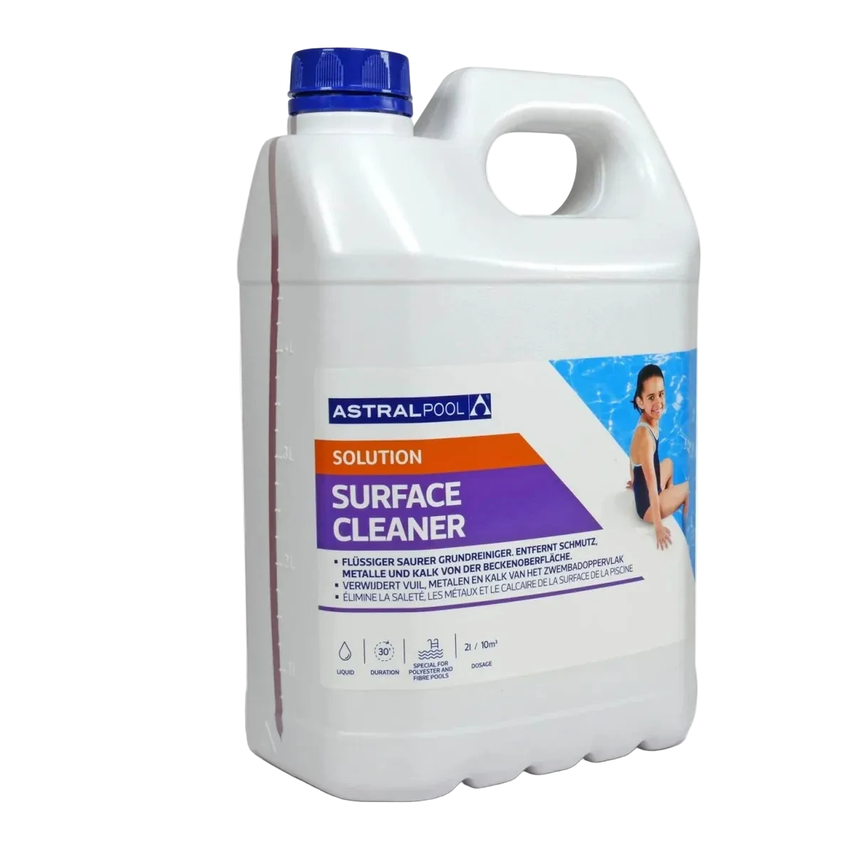 Astral Pool Beckenreiniger sauer 5 Liter für alle Oberflächen