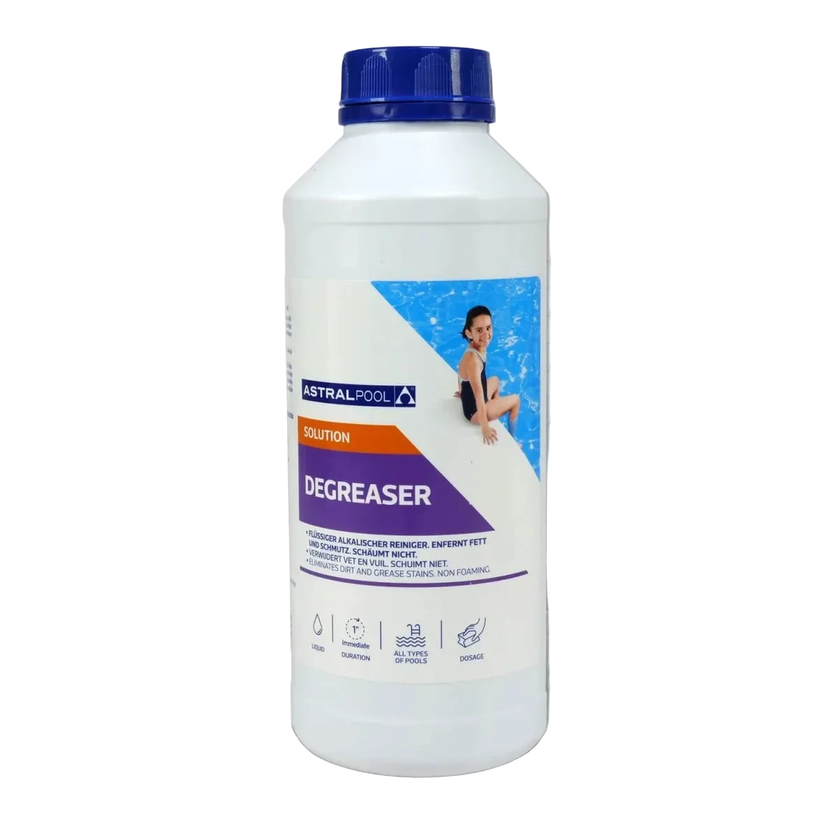 Astral Pool Randreiniger 1 Liter zur Reinigung der Wasserlinie
