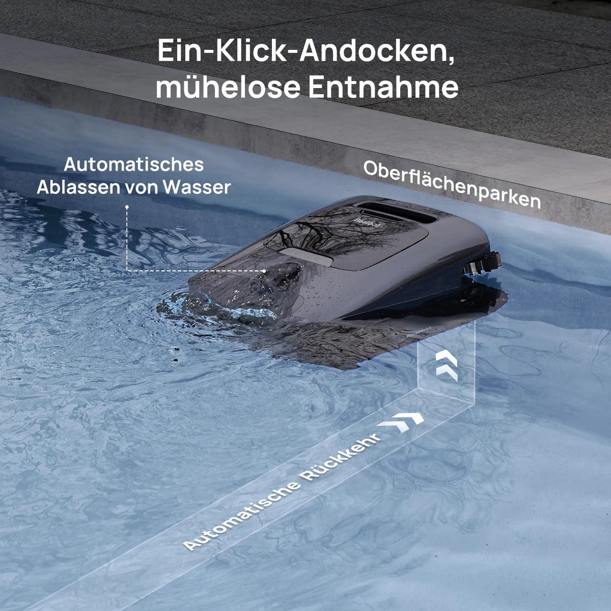 Beatbot AquaSense 2 Ultra Poolroboter 5-in-1 mit KI-Navigation