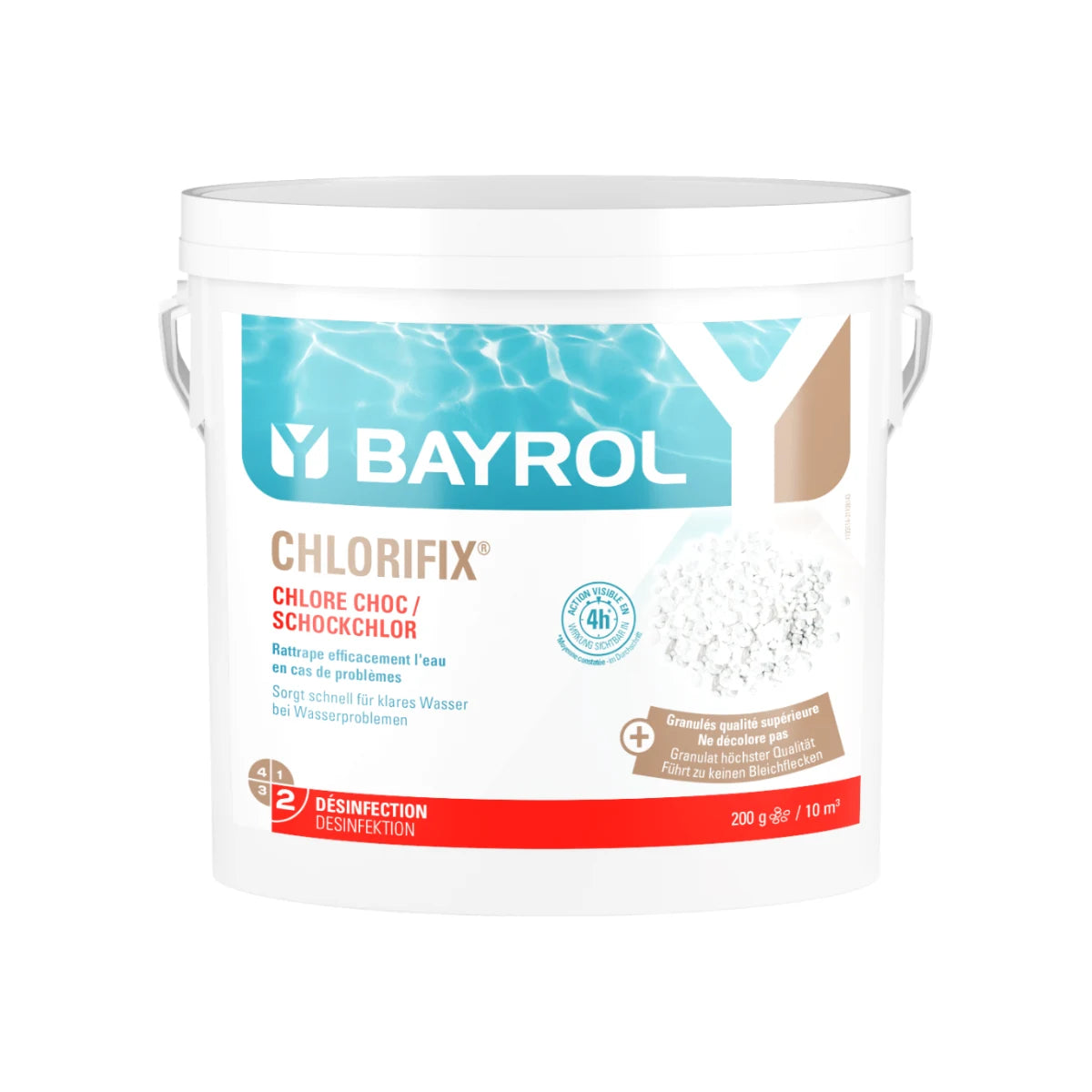 Bayrol Chlorifix KS-Eimer 5kg staubfreies Chlorgranulat