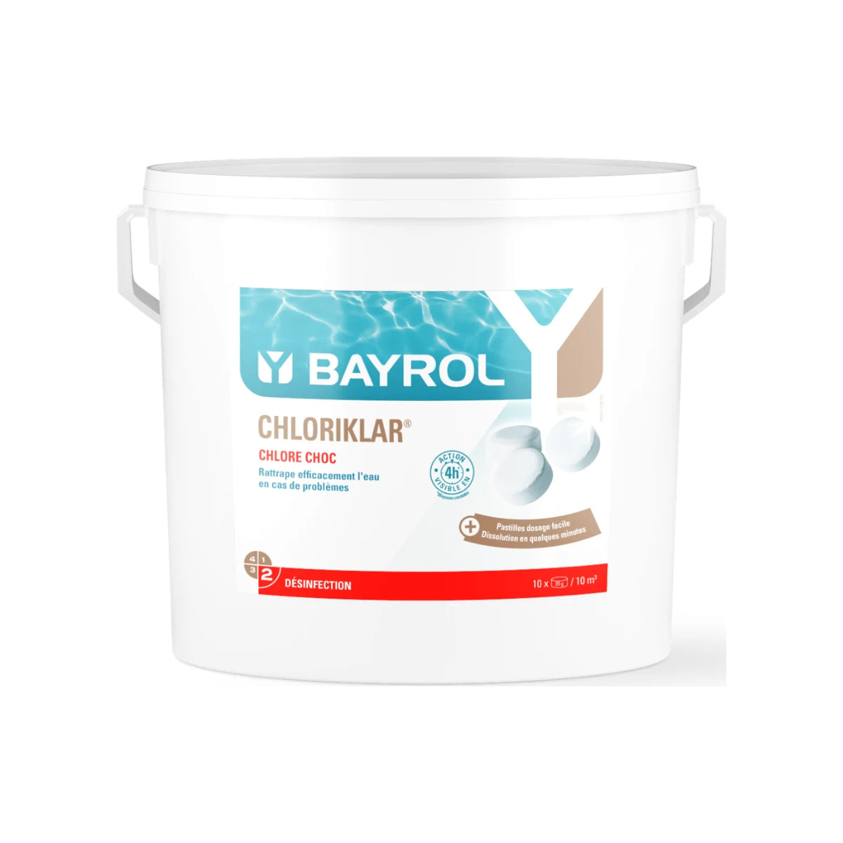 Bayrol Chloriklar Tabletten 10kg zur Stoßdesinfektion schnelllöslich