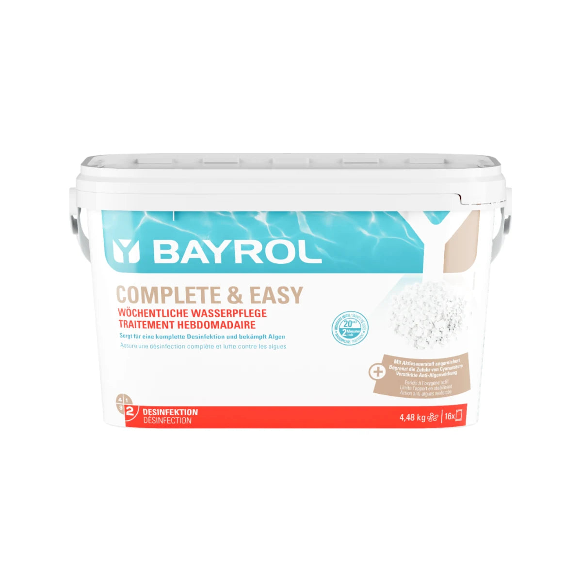 Bayrol Complete & Easy 16 Beutel auf Chlorbasis zur Desinfektion