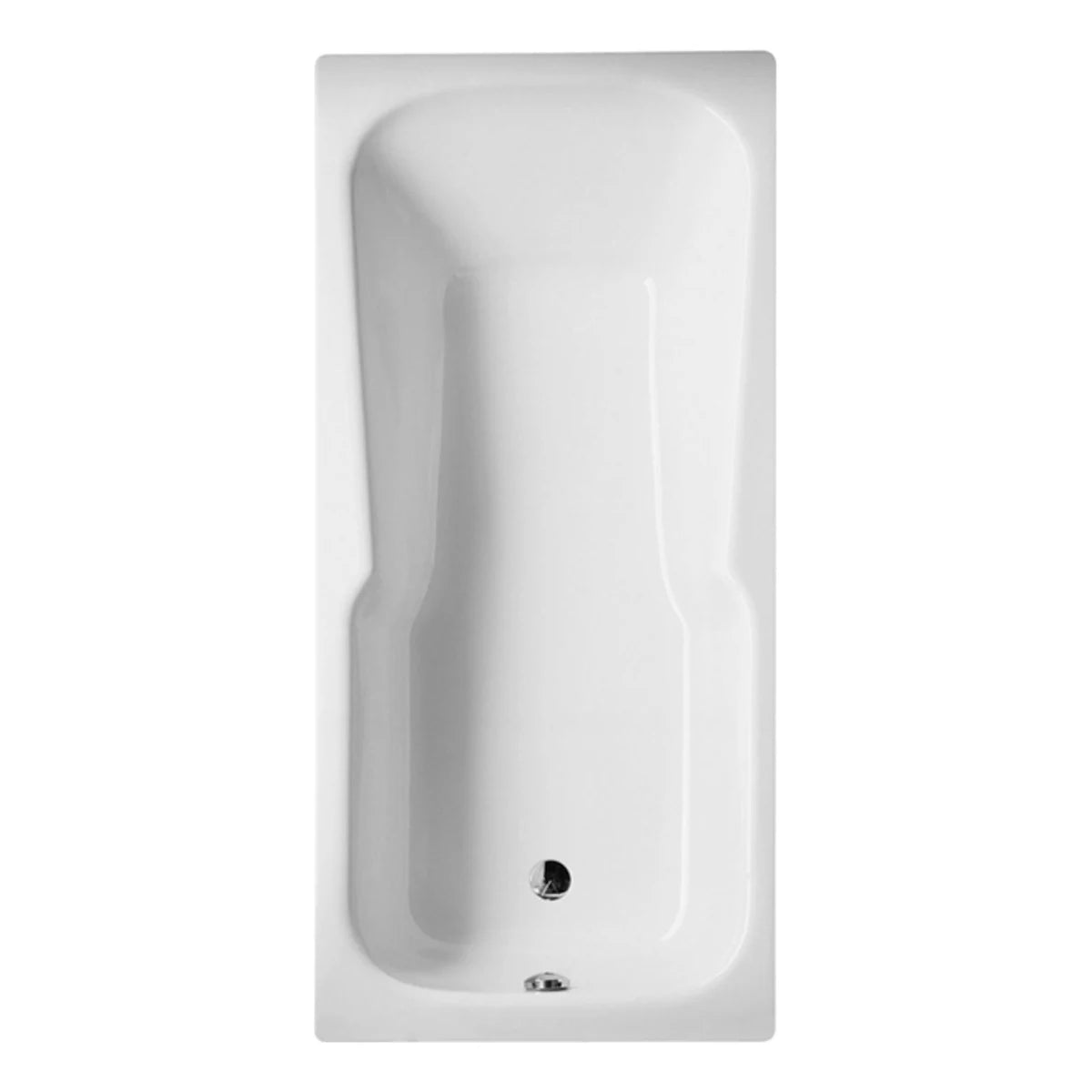 Bette Set Rechteck-Badewanne mit Duschzone Einbauversion