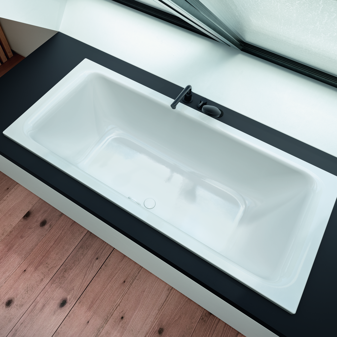 Bette Passion Koll. 1 Stahl-Badewanne mit 2 Rückenschrägen