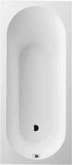 Villeroy & Boch Oberon Rechteck-Badewanne Fußablauf