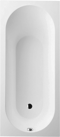 Villeroy & Boch Oberon Rechteck-Badewanne Fußablauf