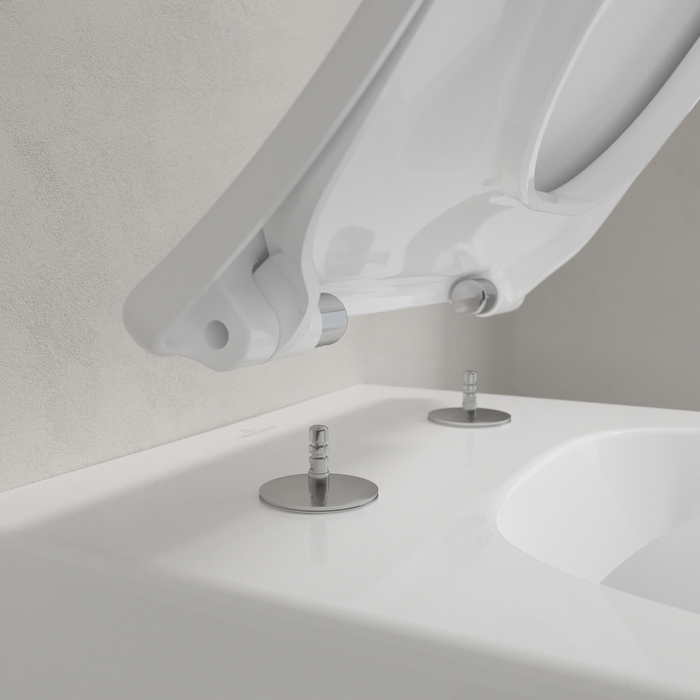Villeroy & Boch Venticello Wand-WC Tiefspüler spülrandlos mit Deckel