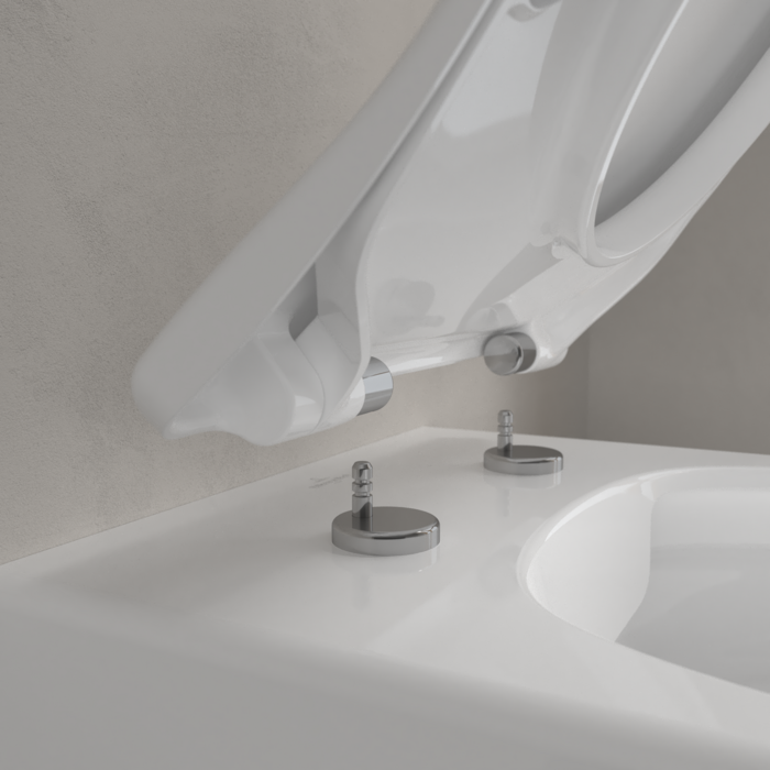 Villeroy & Boch Avento Wand-WC Tiefspüler ohne Spülrand mit Deckel