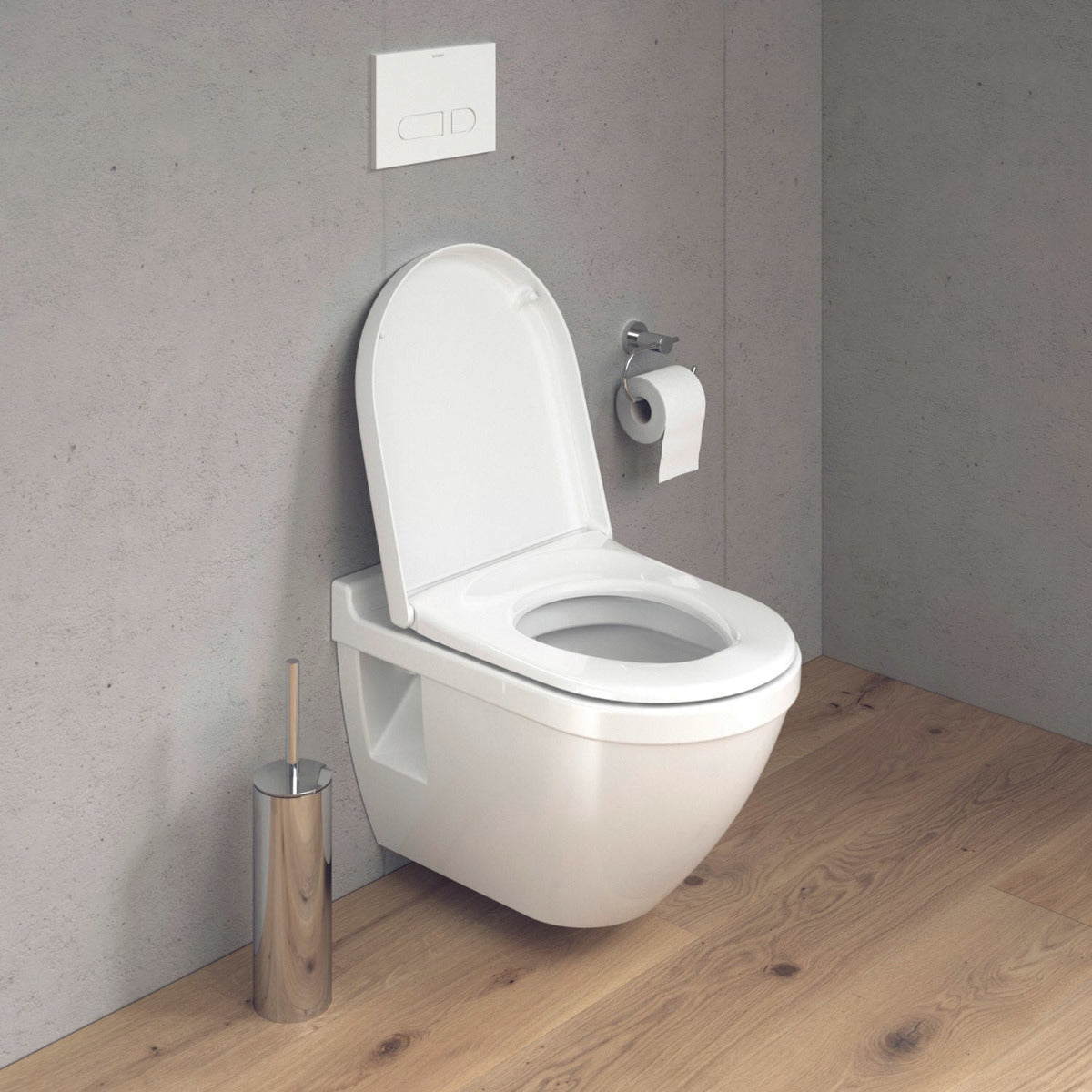 Duravit Starck 3 Wand-WC Tiefspüler mit Spülrand inkl. Deckel