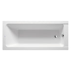 Duravit D-Code Badewanne mit 1 Rückenschräge
