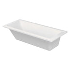 Duravit D-Code Badewanne mit 1 Rückenschräge