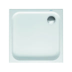 Duravit D-Code Quadrat-Duschwanne Acryl mit Eckablauf