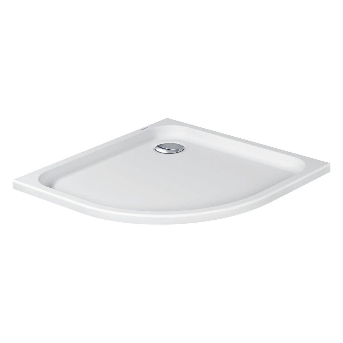 Duravit D-Code Viertelkreis-Duschwanne mit Eckablauf