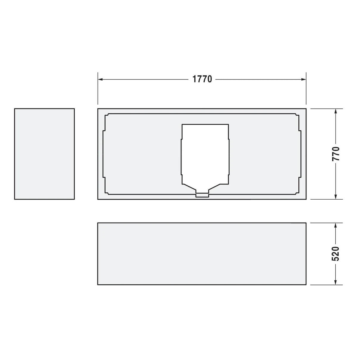 Duravit D-Code Wannenträger für D-Code 700101