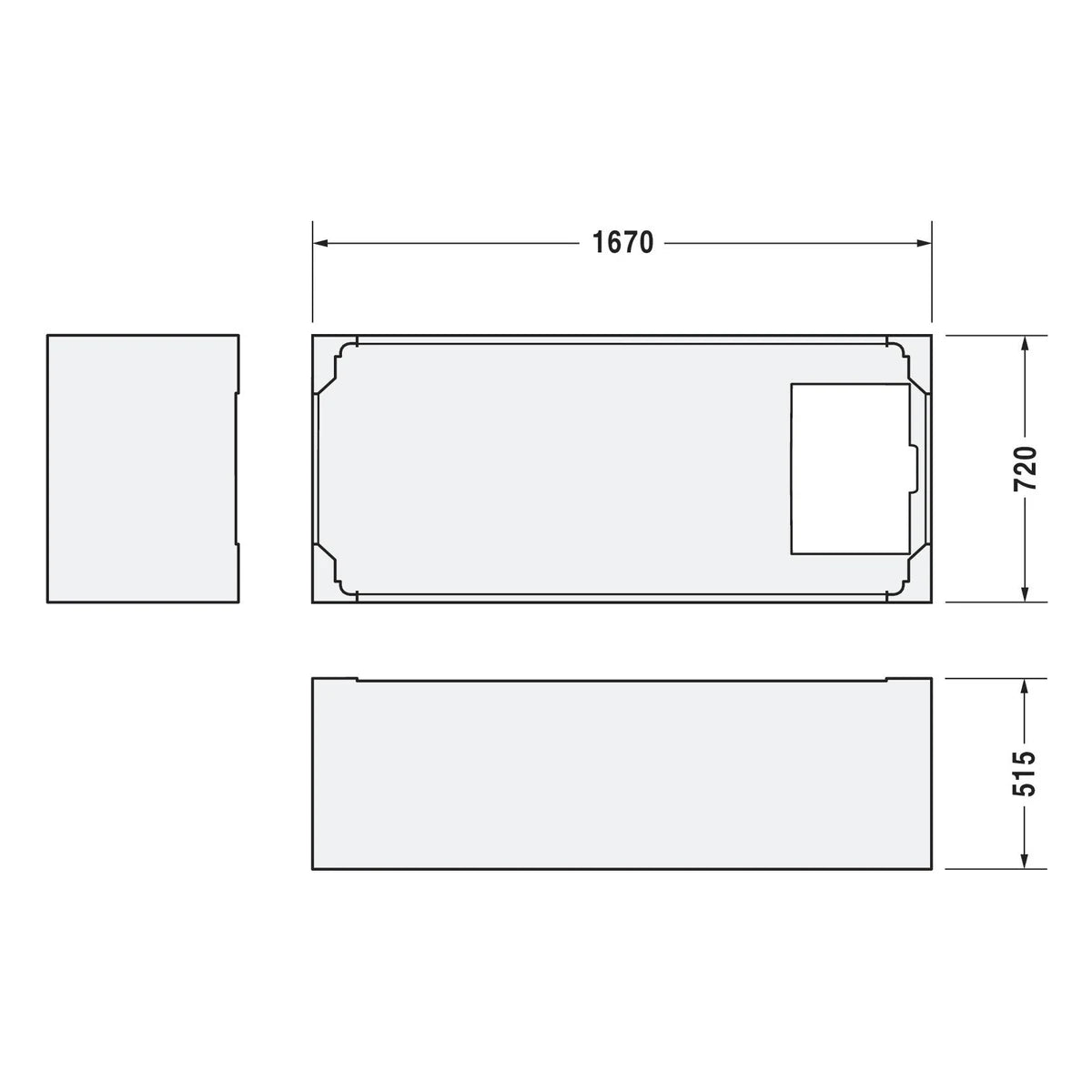 Duravit D-Code Wannenträger für D-Code 7009/7001
