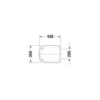 Duravit D-Code WC-Sitz & Deckel ohne Absenkautomatik