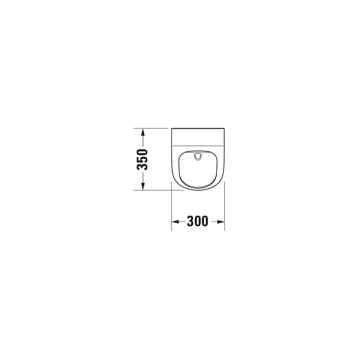 Duravit Me by Starck Urinal Zulauf von hinten