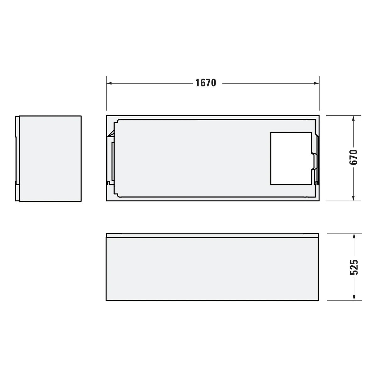 Duravit false.1 Wannenträger für false.1 Badewanne