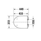 Duravit false.1 WC-Sitz & Deckel mit Absenkautomatik