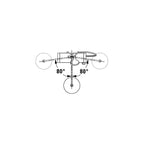 Duravit Shelf Shower System 1050 Minus Flow Duschsystem