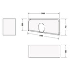 Duravit Wannenträger für Eck-Badewanne false.1
