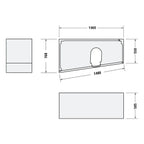 Duravit Wannenträger für Eck-Badewanne false.1