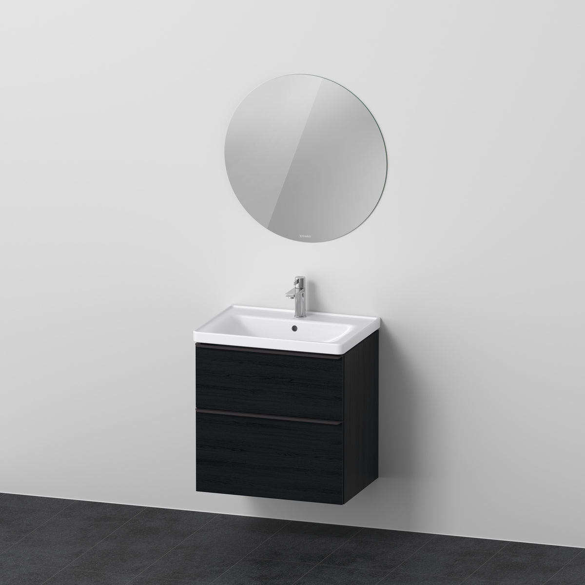 Duravit D-Neo Waschtisch und Unterbau mit Spiegel