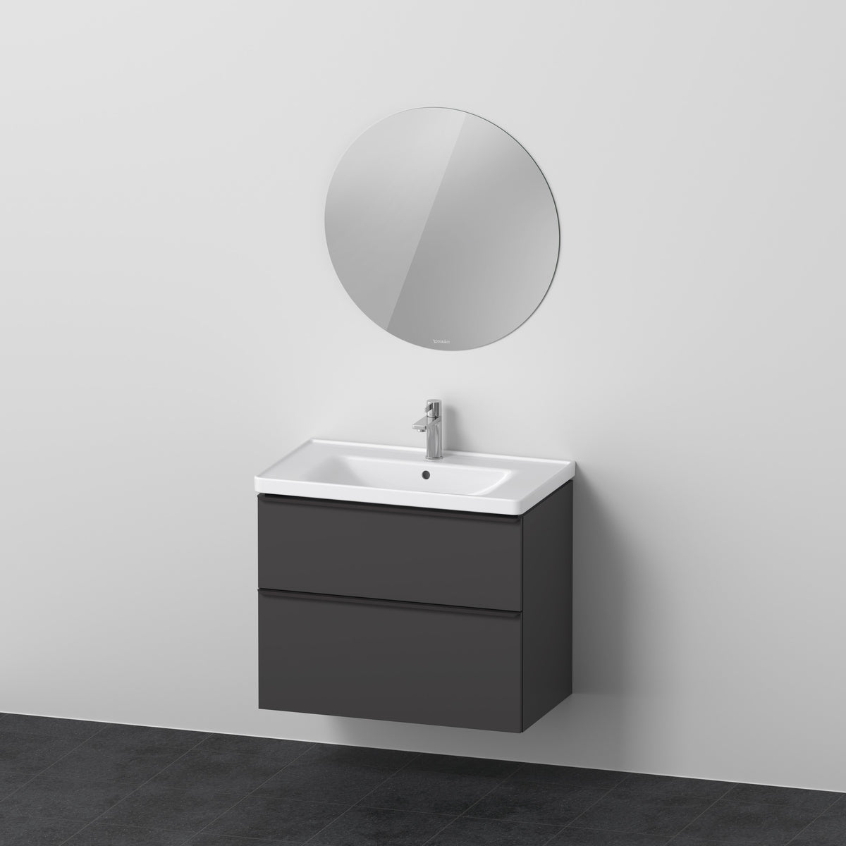 Duravit D-Neo Waschtisch und Unterbau mit Spiegel