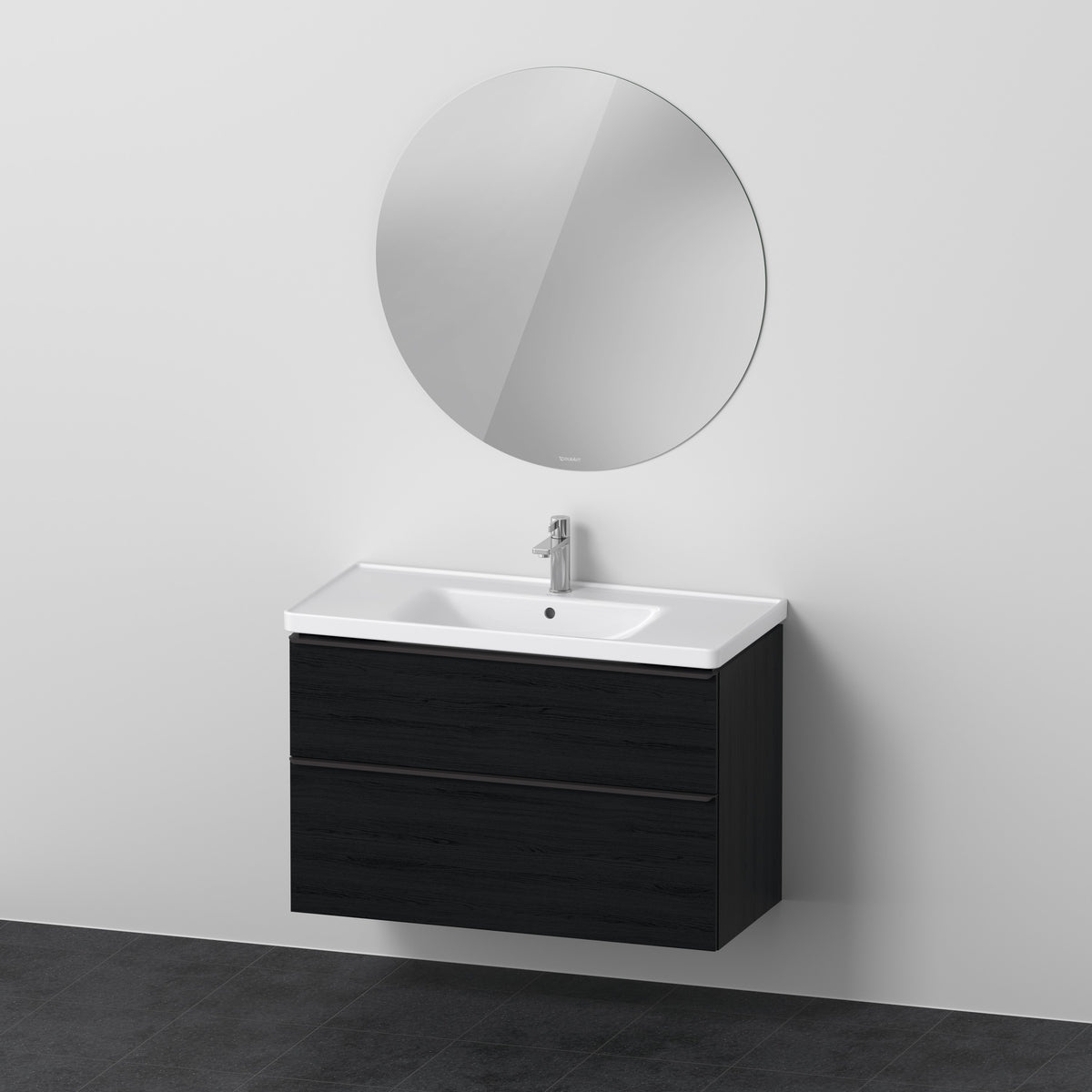Duravit D-Neo Waschtisch und Unterbau mit Spiegel