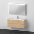 Duravit XBase Waschtisch und Unterbau mit Spiegelschrank