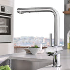 Grohe Minta Küchenarmatur Niederdruck hoher Auslauf ausziehbar
