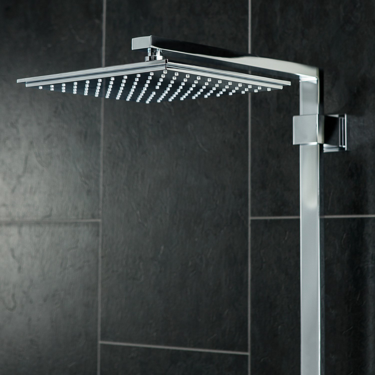 GROHE Duschsystem Euphoria Cube System 230 26087, mit Aufputz-Thermostatbatterie, Wandmontage, maximaler Durchfluss bei 3 bar: 13 l/min (Kopfbrause), 9 l/min (Handbrause), chrom