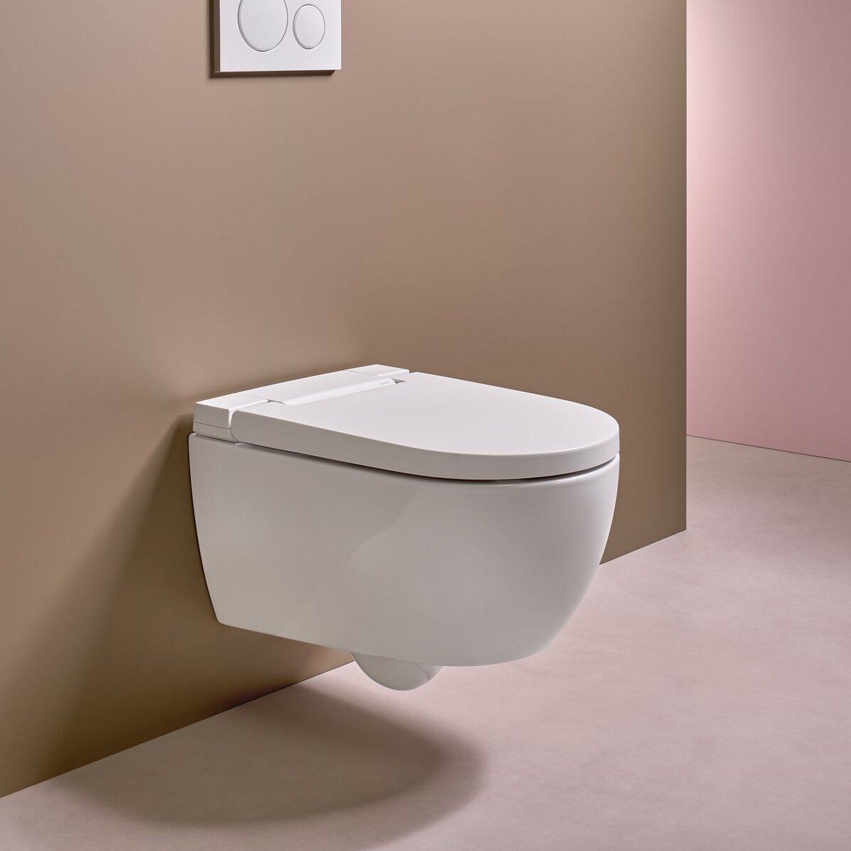 Komplett Set Geberit Alba Dusch-WC mit Duofix Montagemodul