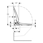 Geberit AquaClean 4000 Dusch-WC Sitz & Deckel
