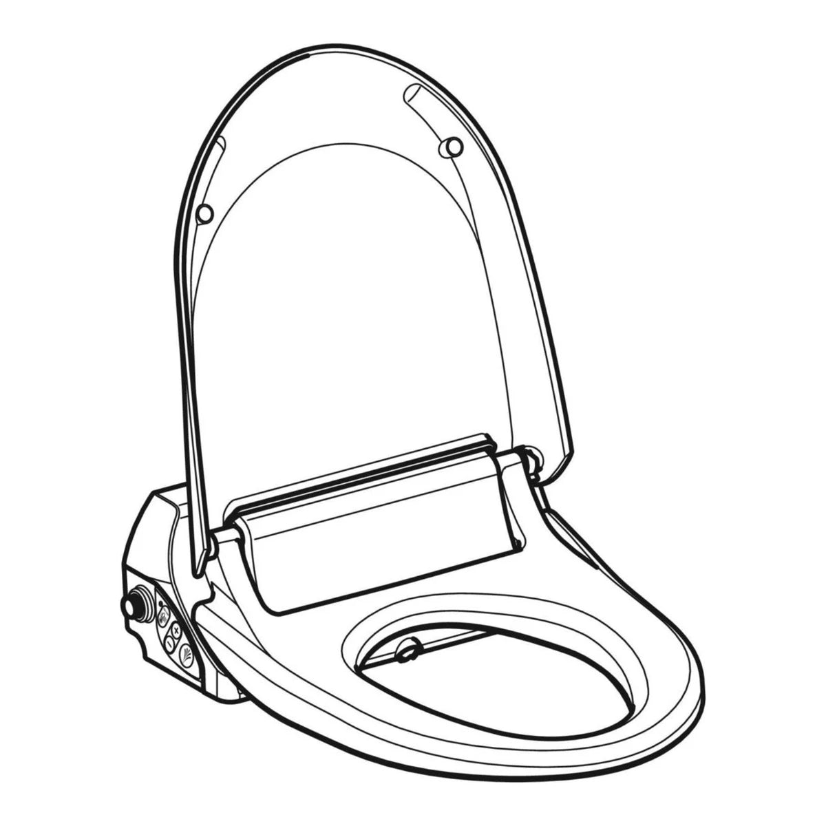 Geberit AquaClean 4000 Dusch-WC Sitz & Deckel