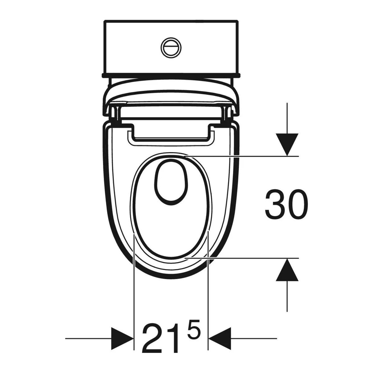 Geberit AquaClean Mera Stand Dusch-WC TurboFlush mit Spülkasten