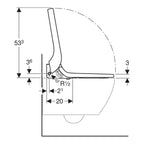 Geberit AquaClean Tuma Dusch-WC Sitz & Deckel