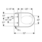 Geberit AquaClean Tuma Dusch-WC Sitz & Deckel