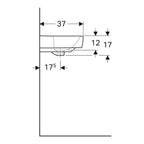 Geberit Renova Compact Wand Waschtisch unterbaufähig