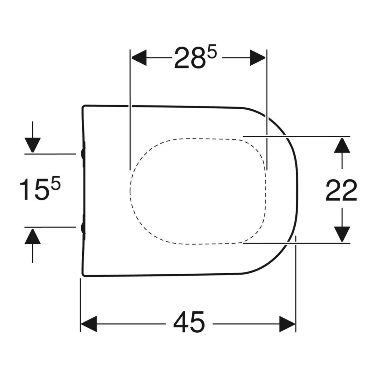 Geberit Smyle WC-Sitz & Deckel mit Absenkautomatik