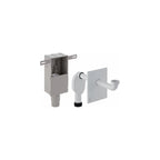 Geberit UP-Siphon für Waschbecken und Fertigbauset, Abgang horizontal