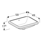 Geberit VariForm Einbau Waschtisch von unten