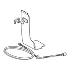 Geberit Wasseranschlussset UP-Spülkasten glanzverchromt für AquaClean Mera