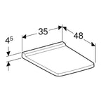 Geberit Xeno² WC-Sitz & Deckel mit Absenkautomatik
